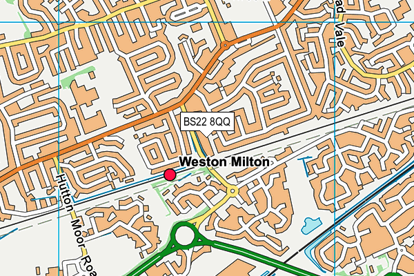 BS22 8QQ map - OS VectorMap District (Ordnance Survey) BS22 8QQ map - OS VectorMap District (Ordnance Survey)