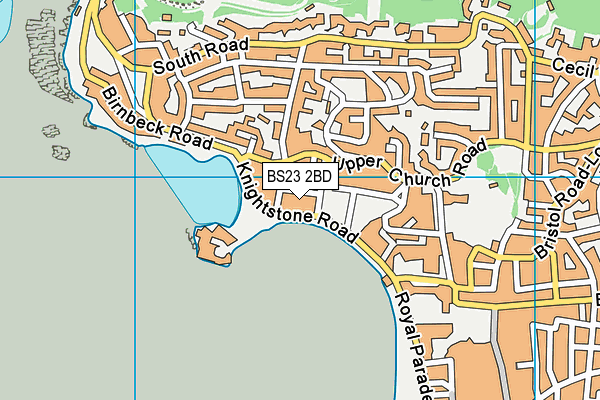 BS23 2BD map - OS VectorMap District (Ordnance Survey) BS23 2BD map - OS VectorMap District (Ordnance Survey)