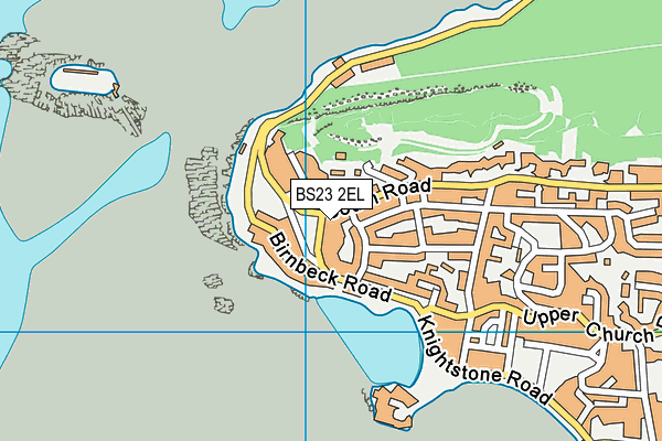 BS23 2EL map - OS VectorMap District (Ordnance Survey) BS23 2EL map - OS VectorMap District (Ordnance Survey)