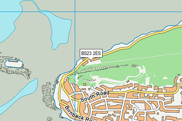 BS23 2ES map - OS VectorMap District (Ordnance Survey) BS23 2ES map - OS VectorMap District (Ordnance Survey)