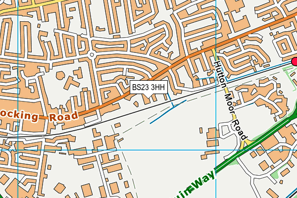BS23 3HH map - OS VectorMap District (Ordnance Survey) BS23 3HH map - OS VectorMap District (Ordnance Survey)
