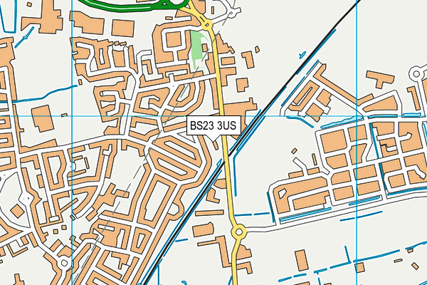 BS23 3US map - OS VectorMap District (Ordnance Survey) BS23 3US map - OS VectorMap District (Ordnance Survey)