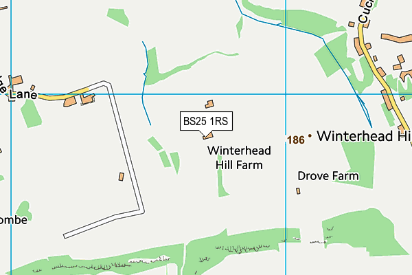 BS25 1RS map - OS VectorMap District (Ordnance Survey) BS25 1RS map - OS VectorMap District (Ordnance Survey)