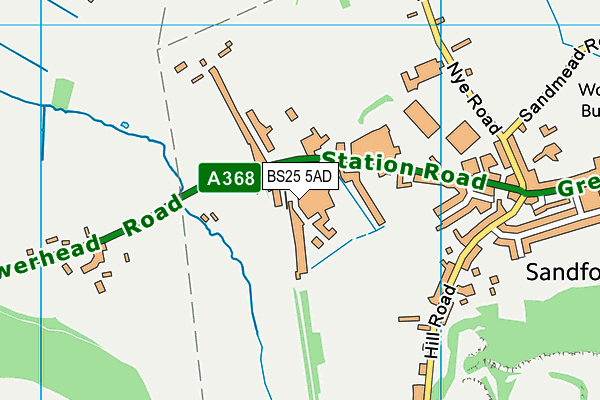 BS25 5AD map - OS VectorMap District (Ordnance Survey) BS25 5AD map - OS VectorMap District (Ordnance Survey)