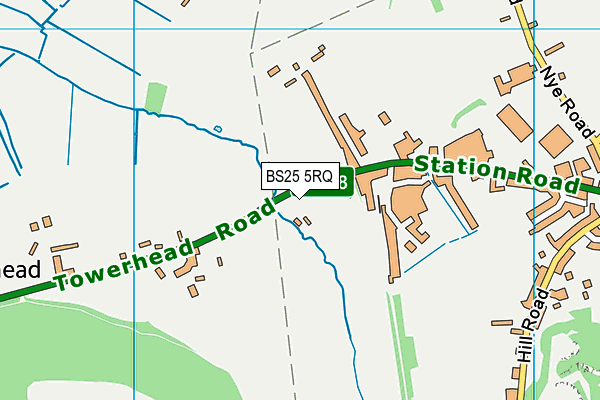 BS25 5RQ map - OS VectorMap District (Ordnance Survey) BS25 5RQ map - OS VectorMap District (Ordnance Survey)