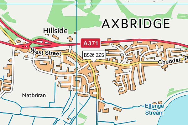 BS26 2ZS map - OS VectorMap District (Ordnance Survey) BS26 2ZS map - OS VectorMap District (Ordnance Survey)