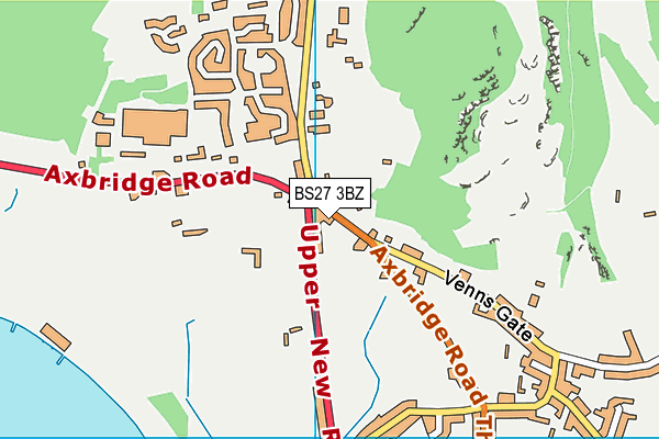 BS27 3BZ map - OS VectorMap District (Ordnance Survey) BS27 3BZ map - OS VectorMap District (Ordnance Survey)