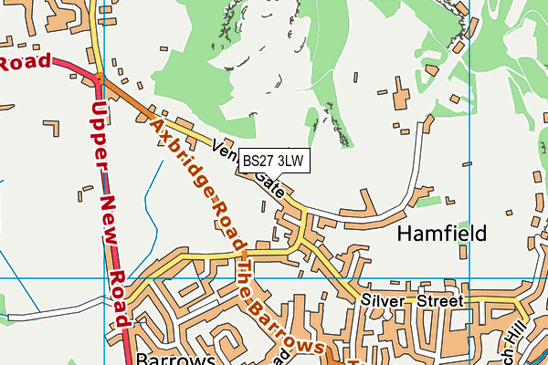 BS27 3LW map - OS VectorMap District (Ordnance Survey) BS27 3LW map - OS VectorMap District (Ordnance Survey)