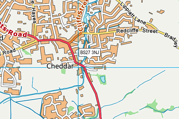 BS27 3NJ map - OS VectorMap District (Ordnance Survey) BS27 3NJ map - OS VectorMap District (Ordnance Survey)