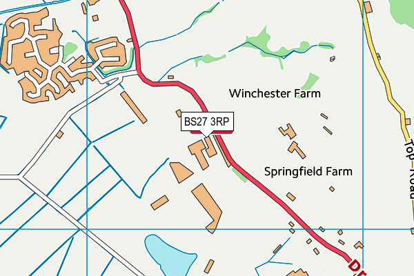 BS27 3RP map - OS VectorMap District (Ordnance Survey) BS27 3RP map - OS VectorMap District (Ordnance Survey)