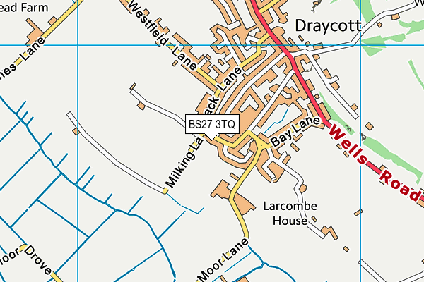 BS27 3TQ map - OS VectorMap District (Ordnance Survey) BS27 3TQ map - OS VectorMap District (Ordnance Survey)