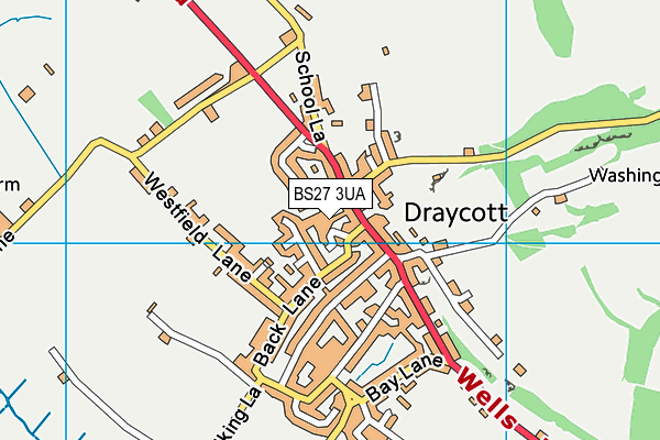 BS27 3UA map - OS VectorMap District (Ordnance Survey) BS27 3UA map - OS VectorMap District (Ordnance Survey)