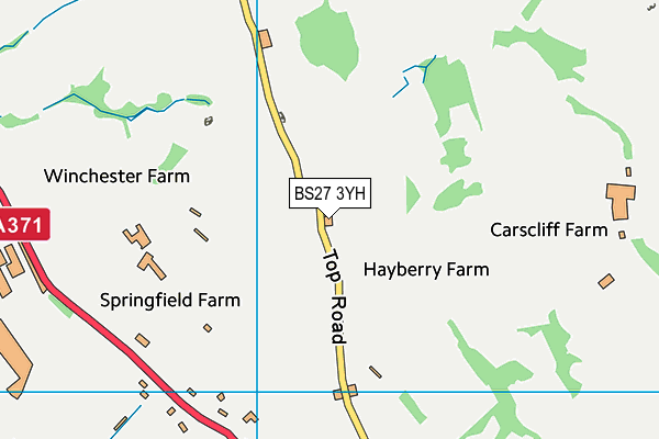 BS27 3YH map - OS VectorMap District (Ordnance Survey) BS27 3YH map - OS VectorMap District (Ordnance Survey)