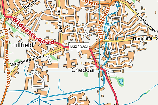BS27 9AQ map - OS VectorMap District (Ordnance Survey) BS27 9AQ map - OS VectorMap District (Ordnance Survey)