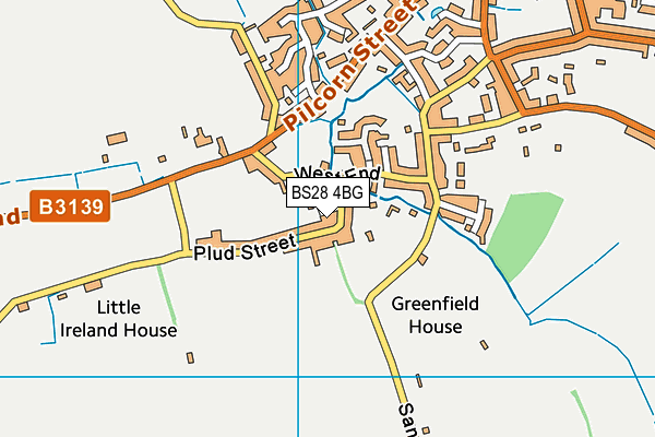 BS28 4BG map - OS VectorMap District (Ordnance Survey) BS28 4BG map - OS VectorMap District (Ordnance Survey)