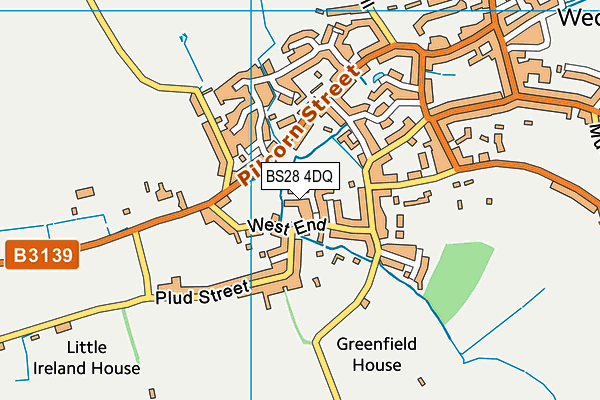 BS28 4DQ map - OS VectorMap District (Ordnance Survey) BS28 4DQ map - OS VectorMap District (Ordnance Survey)