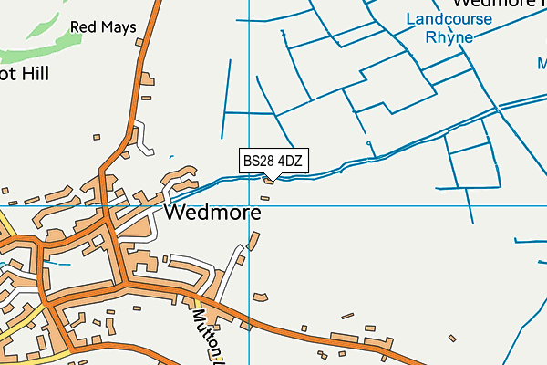 BS28 4DZ map - OS VectorMap District (Ordnance Survey) BS28 4DZ map - OS VectorMap District (Ordnance Survey)
