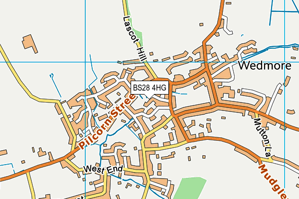 BS28 4HG map - OS VectorMap District (Ordnance Survey) BS28 4HG map - OS VectorMap District (Ordnance Survey)