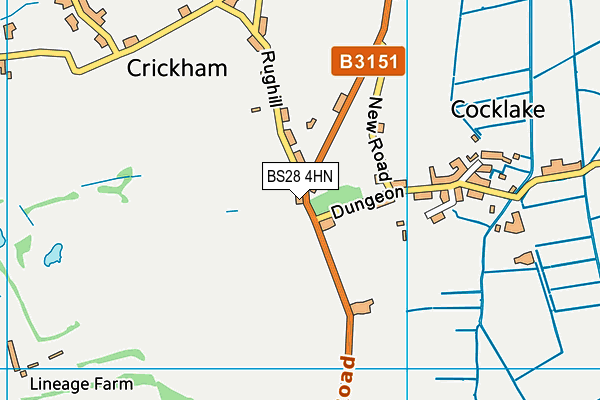 BS28 4HN map - OS VectorMap District (Ordnance Survey) BS28 4HN map - OS VectorMap District (Ordnance Survey)