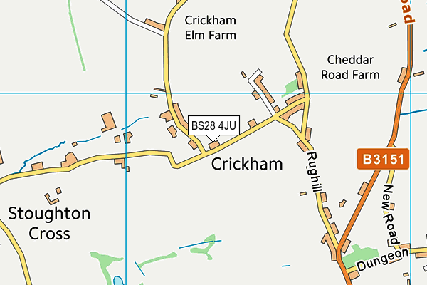 BS28 4JU map - OS VectorMap District (Ordnance Survey) BS28 4JU map - OS VectorMap District (Ordnance Survey)