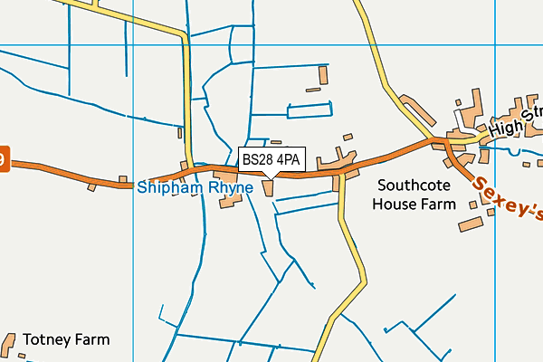 BS28 4PA map - OS VectorMap District (Ordnance Survey) BS28 4PA map - OS VectorMap District (Ordnance Survey)