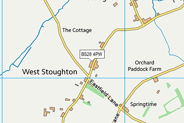 BS28 4PW map - OS VectorMap District (Ordnance Survey)