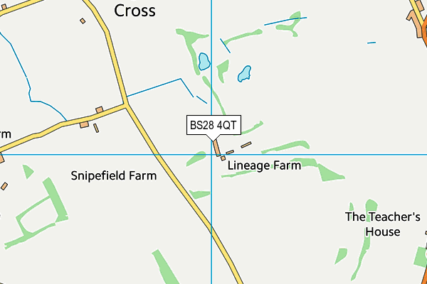 BS28 4QT map - OS VectorMap District (Ordnance Survey) BS28 4QT map - OS VectorMap District (Ordnance Survey)