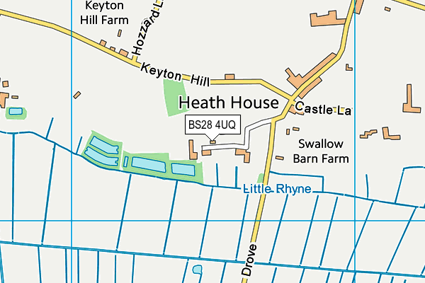 BS28 4UQ map - OS VectorMap District (Ordnance Survey)