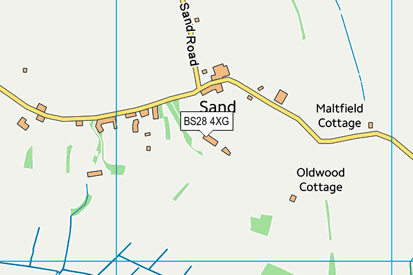 BS28 4XG map - OS VectorMap District (Ordnance Survey) BS28 4XG map - OS VectorMap District (Ordnance Survey)