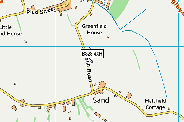 BS28 4XH map - OS VectorMap District (Ordnance Survey) BS28 4XH map - OS VectorMap District (Ordnance Survey)