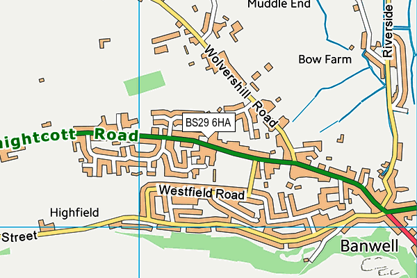 BS29 6HA map - OS VectorMap District (Ordnance Survey) BS29 6HA map - OS VectorMap District (Ordnance Survey)