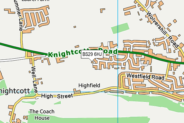 BS29 6HJ map - OS VectorMap District (Ordnance Survey) BS29 6HJ map - OS VectorMap District (Ordnance Survey)