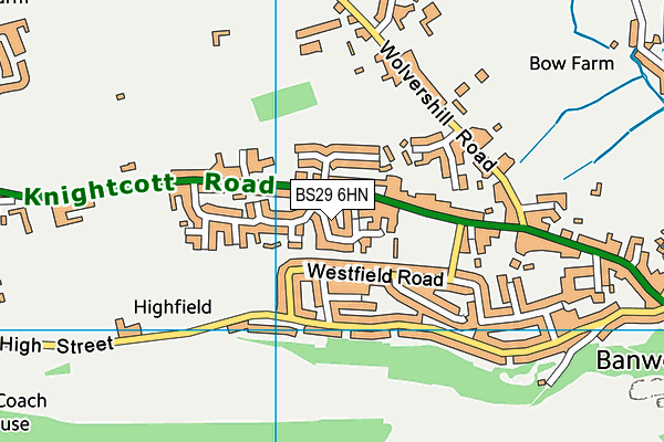 BS29 6HN map - OS VectorMap District (Ordnance Survey) BS29 6HN map - OS VectorMap District (Ordnance Survey)