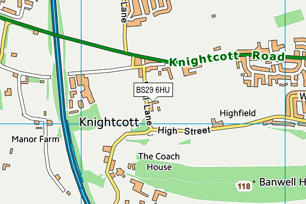 BS29 6HU map - OS VectorMap District (Ordnance Survey) BS29 6HU map - OS VectorMap District (Ordnance Survey)