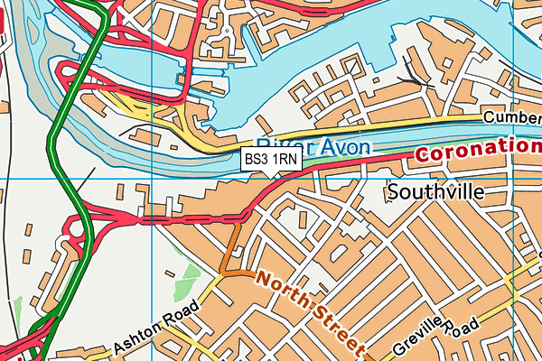BS3 1RN map - OS VectorMap District (Ordnance Survey) BS3 1RN map - OS VectorMap District (Ordnance Survey)