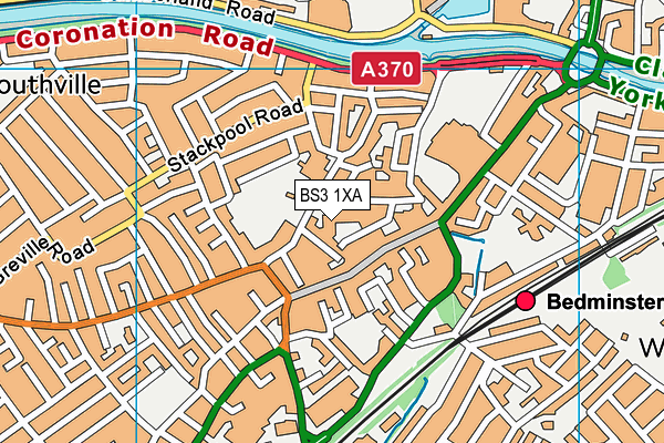 BS3 1XA map - OS VectorMap District (Ordnance Survey) BS3 1XA map - OS VectorMap District (Ordnance Survey)