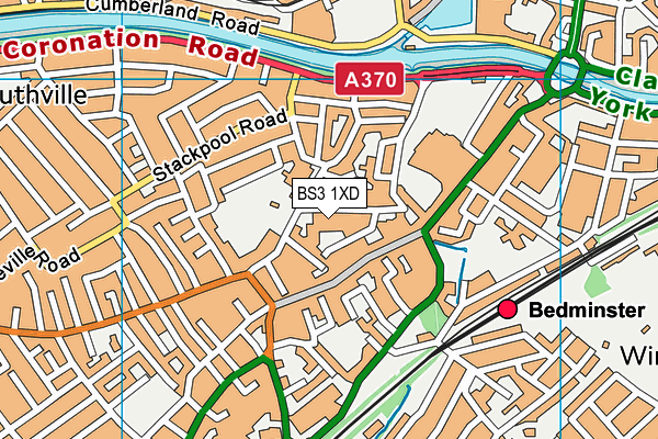 BS3 1XD map - OS VectorMap District (Ordnance Survey) BS3 1XD map - OS VectorMap District (Ordnance Survey)