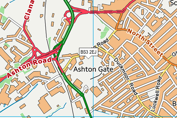 BS3 2EJ map - OS VectorMap District (Ordnance Survey) BS3 2EJ map - OS VectorMap District (Ordnance Survey)
