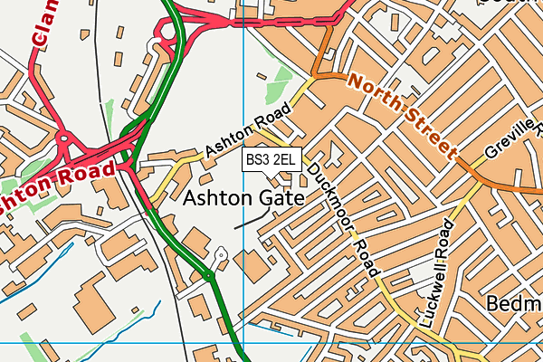 BS3 2EL map - OS VectorMap District (Ordnance Survey) BS3 2EL map - OS VectorMap District (Ordnance Survey)