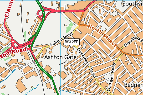 BS3 2EP map - OS VectorMap District (Ordnance Survey) BS3 2EP map - OS VectorMap District (Ordnance Survey)