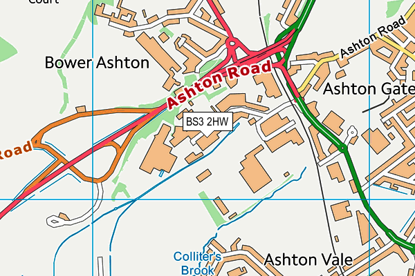 BS3 2HW map - OS VectorMap District (Ordnance Survey) BS3 2HW map - OS VectorMap District (Ordnance Survey)