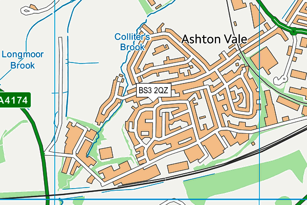 BS3 2QZ map - OS VectorMap District (Ordnance Survey) BS3 2QZ map - OS VectorMap District (Ordnance Survey)