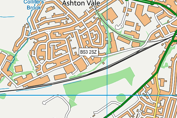 BS3 2SZ map - OS VectorMap District (Ordnance Survey) BS3 2SZ map - OS VectorMap District (Ordnance Survey)