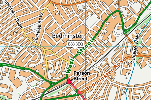 BS3 3EQ map - OS VectorMap District (Ordnance Survey) BS3 3EQ map - OS VectorMap District (Ordnance Survey)