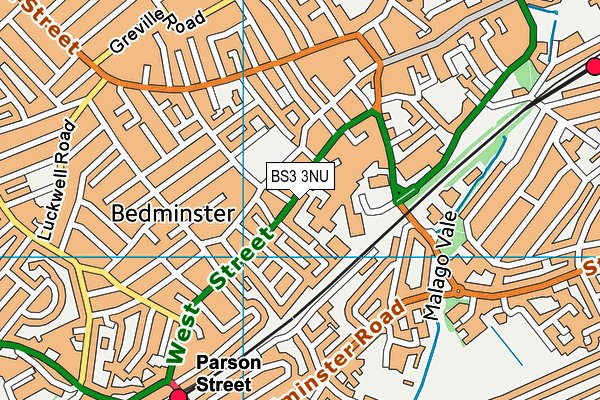 BS3 3NU map - OS VectorMap District (Ordnance Survey) BS3 3NU map - OS VectorMap District (Ordnance Survey)