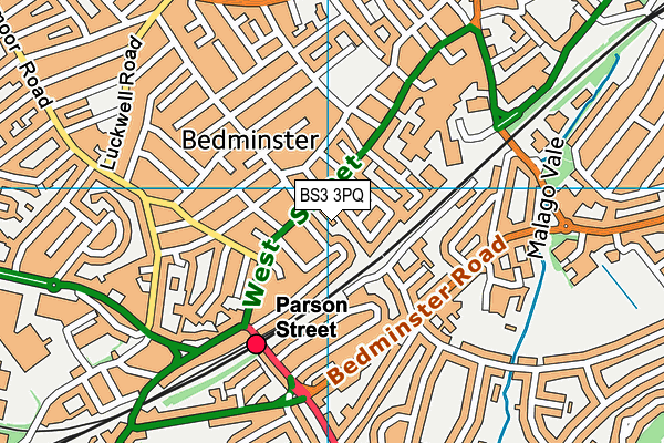 BS3 3PQ map - OS VectorMap District (Ordnance Survey) BS3 3PQ map - OS VectorMap District (Ordnance Survey)