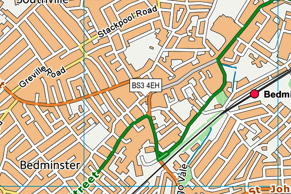 BS3 4EH map - OS VectorMap District (Ordnance Survey) BS3 4EH map - OS VectorMap District (Ordnance Survey)