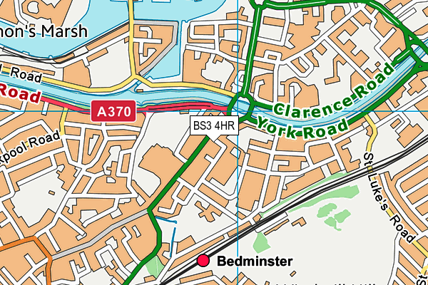 BS3 4HR map - OS VectorMap District (Ordnance Survey) BS3 4HR map - OS VectorMap District (Ordnance Survey)