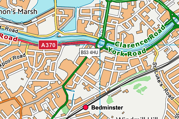 BS3 4HU map - OS VectorMap District (Ordnance Survey) BS3 4HU map - OS VectorMap District (Ordnance Survey)