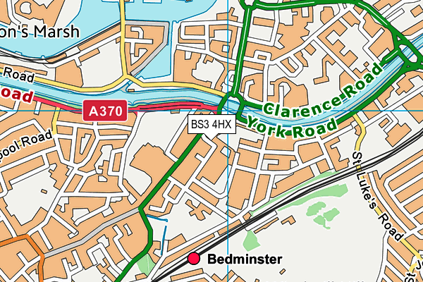 BS3 4HX map - OS VectorMap District (Ordnance Survey) BS3 4HX map - OS VectorMap District (Ordnance Survey)